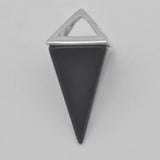 Carnelian Gem Pendant Quadrilateral Pendulum Jewelry Gift S3210