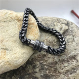 Stainless Steel Motorcycle Bracelet Punk Rock Chain Link Men Boyfriend Jewelry