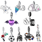 925 Silver Animals Dangle Charm for Bracelet