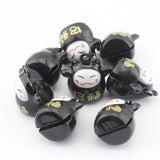 Chinese Fortune Lucky Cat Bell Charm for Pendant Bracelet