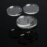 Finger Ring Movable Display Stand Jewelry Holder Storage Plastic Showcase