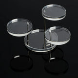 Finger Ring Movable Display Stand Jewelry Holder Storage Plastic Showcase