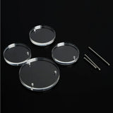 Finger Ring Movable Display Stand Jewelry Holder Storage Plastic Showcase