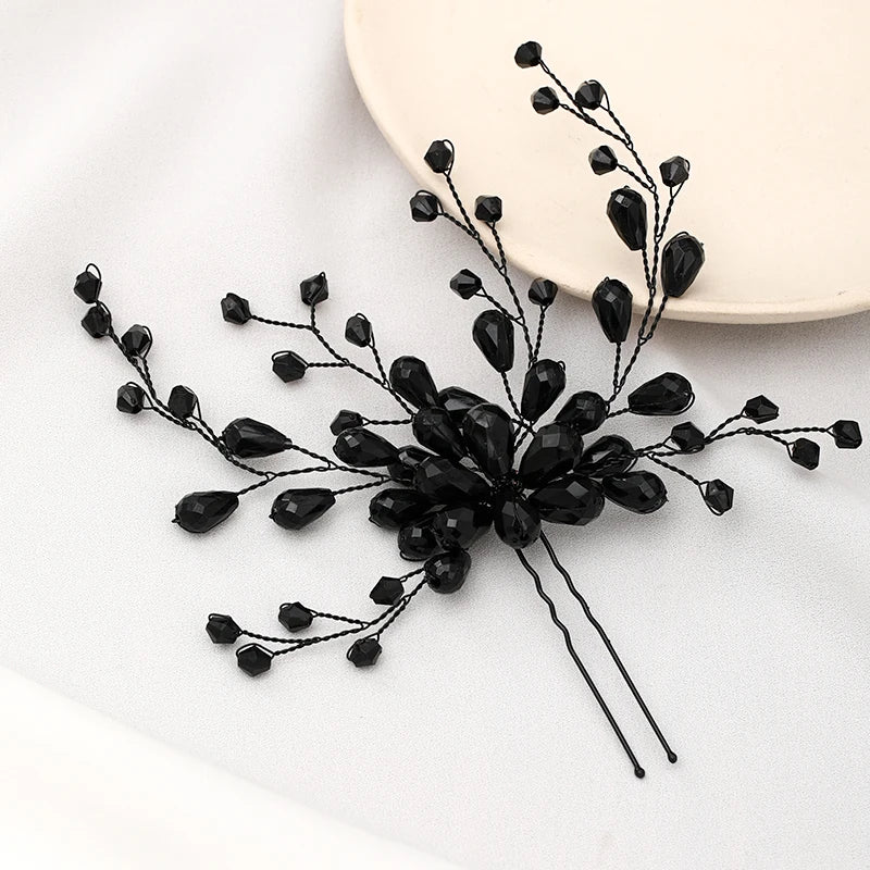 Vintage Baroque Tiara Headpiece Wedding Headdress Bridal Hair Accessories