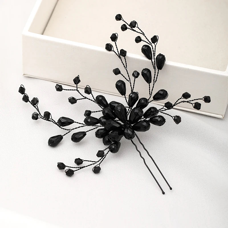 Vintage Baroque Tiara Headpiece Wedding Headdress Bridal Hair Accessories
