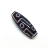 Natural Agate Stone 9 Eyes Dzi Beads with Blood Silk Amulet Certificate