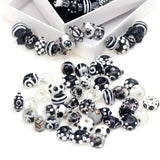 Mixed Style Lampwork Glass Beads Crafts Charm Bracelets DIY Jewelry Making