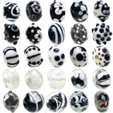 Mixed Style Lampwork Glass Beads Crafts Charm Bracelets DIY Jewelry Making