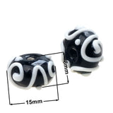 Mixed Style Lampwork Glass Beads Crafts Charm Bracelets DIY Jewelry Making