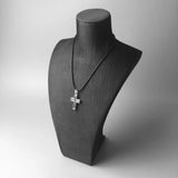 Cord Leather Necklace in 925 Sterling Silver for Men Women Boys Girls