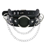 Anime Necklace Harajuku Choker Punk Leather Collar