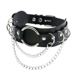 Anime Necklace Harajuku Choker Punk Leather Collar