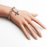 Cross Dangle Charm 925 Sterling Silver Fine Jewelry Men Women Vintage Gift