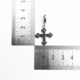 Cross Dangle Charm 925 Sterling Silver Fine Jewelry Men Women Vintage Gift