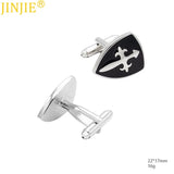 Medieval Warrior Shield Cufflinks for Men