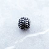 Crystal Zircon Stone Micro Pave Ball Charm Bead for DIY Jewelry Making