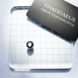 Crystal Zircon Pave Ball Charm Bead for DIY Fine Jewelry Making
