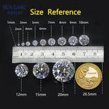 CZ 0.8~10mm Round Loose Stone AAAAA