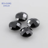 Round Double Checkerboard Cut CZ Stone Loose Synthetic Gem 2.5~14mm