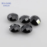 Round Double Checkerboard Cut CZ Stone Loose Synthetic Gem 2.5~14mm