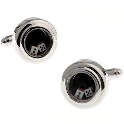 Dice Cufflink Cuff Link Pair Retail Promotion