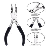 Round Mouth Jewelry Pliers Handcraft Tools Pliers Opener Ring Cross Needle
