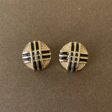 Heart Flower Metal French Ear Studs for Women clous d'oreilles