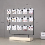 Earrings Jewelry Display Stand Hook Up Organizer Rack Holder