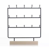 Earrings Jewelry Display Stand Hook Up Organizer Rack Holder