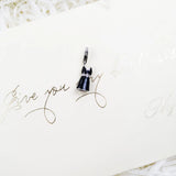 Winter Evening Dress Charm Pendant 925 Sterling Silver