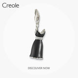 Winter Evening Dress Charm Pendant 925 Sterling Silver