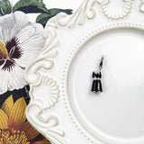 Winter Evening Dress Charm Pendant 925 Sterling Silver