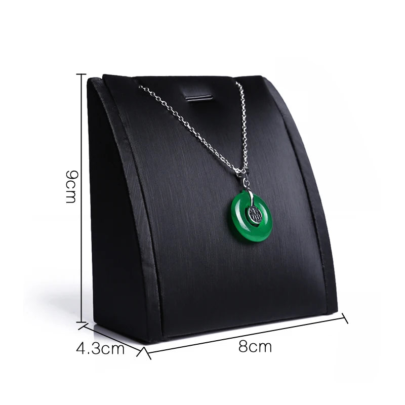 Faux Leather Mannequin Necklace Display Rack
