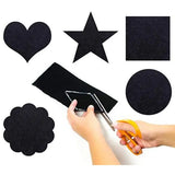 Adhesive Velvet Sheets 10ct Multipurpose Fabric Sticky Back for Art & Crafts