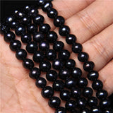 White 6-7mm Freshwater Pearl Beads Loose Pearls for Jewelry Making