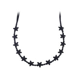 Stars Lace Chalaza Necklace Bow Necklace Princess Clavicle Chain