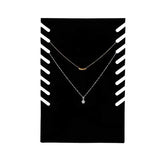 Flannel Necklace Pendant Chain Jewelry Display Stand