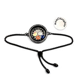 Floating Memory Charms Locket Bracelet with Crystals 316L Stainless Steel