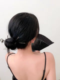 Flower Branch Pearl Hairpin Metal Hair Sticks for Women