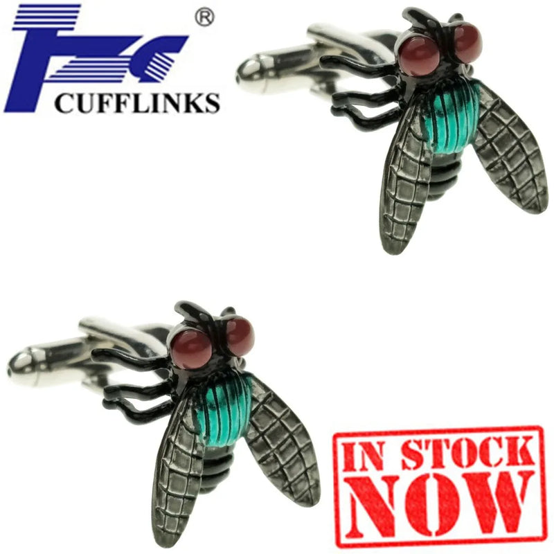 Fly Flies Cufflink Cuff Link 2 Pairs Set