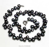 Freshwater Pearl Necklace 8X10mm-8X14mm 18INCH