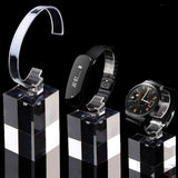 3pcs Acrylic Wrist Watch Bracelet Display Rack Stand