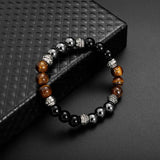 Frosted Magnetic Tiger Eye Bracelet Unisex Agate Health Bracelet
