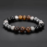 Frosted Magnetic Tiger Eye Bracelet Unisex Agate Health Bracelet