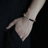 Frosted Magnetic Tiger Eye Bracelet Unisex Agate Health Bracelet