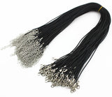 Choker Leather Necklace Pendants 2.5mm Cords DIY Jewelry 50pcs