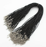 Leather Necklace Pendants 2mm Cords for DIY Jewelry