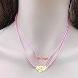 Rose Stainless Steel Handcuff Les Menottes Pendant Necklace