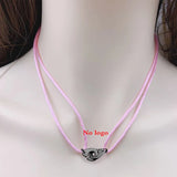 Rose Stainless Steel Handcuff Les Menottes Pendant Necklace