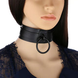 Gothic Choker Goth Collar Women Grunge Punk Harajuku Leather Necklace
